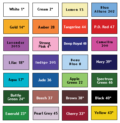 New colour palette